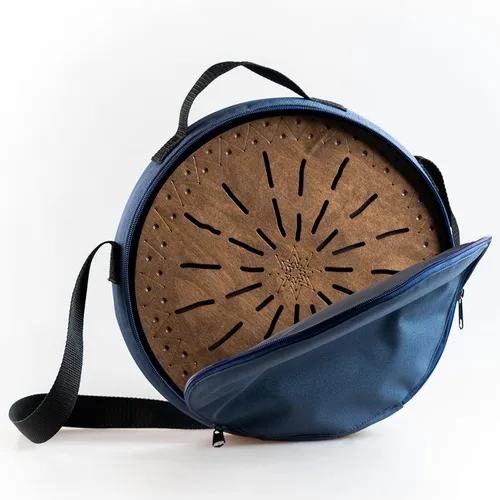 Miniatura 14 de Tambor oceánico de madera de cascada de 20 pulgadas meditativo para baño de sonido relajante forma de géiser (sin bolsa)