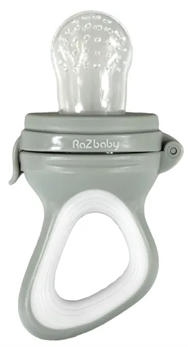 Miniatura 14 de RaZbaby Fruitique - Alimentador de frutas de una pieza para bebé, apertura más grande para rellenar y cabe más fruta fresca/congelada para aliviar