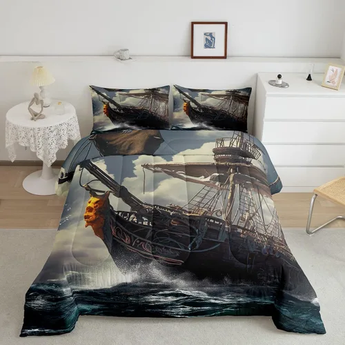 Miniatura 31 de Feelyou Juego de edredón de sandía, tamaño individual, juego de ropa de cama de frutas frescas de verano para niños, decoración de frutas rojas, 1