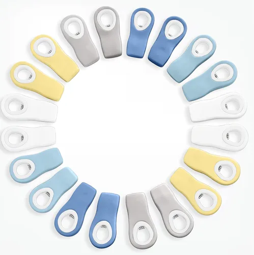 Miniatura 30 de COOK WITH COLOR Clips para bolsas de chips con imán para almacenamiento de alimentos con agarre hermético para bolsas de pan, bolsas de aperitivos