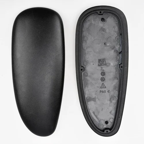 MingYi.office Almohadillas de repuesto para silla de oficina Humscale Liberty, para brazo fijo y ajustable en altura, vinilo negro (1 par). (para