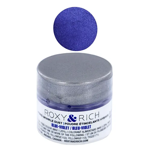 Miniatura 16 de Roxy & Rich Hybrid Sparkle Powder - Colorante para alimentos, 0.09 onzas (0.09 oz), color rosa amatista