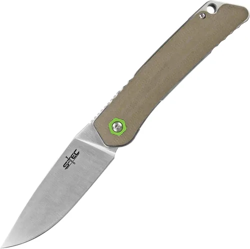 Miniatura 2 de S-TEC Sandvik - Cuchillo plegable serie acero inoxidable con mango compuesto G10 (TS501 Sand)