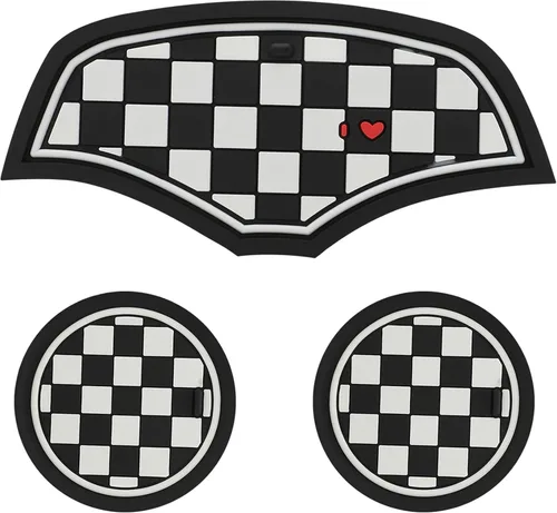 TOMALL Posavasos Compatible con Mini Cooper Hatchback F55 F56 Silicona Consola Central Coche Portavasos Posavasos Alfombrilla Accesorio para Coche