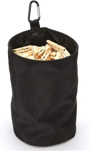 Miniatura 9 de Bolsa de Pinzas para Ropa Colgante Organizador de Clavijas de Tendedero Bolsas de Almacenamiento, A Prueba de Polvo (Puper Ultra Violeta)