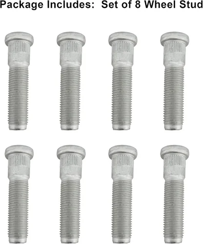 Miniatura 6 de Tornillo de rueda para Dodge Ram 2500 3500 2012 2013 2014 2015 2016 2017 2018 2019, 8 piezas 6509866AA pernos de rueda delantera o trasera