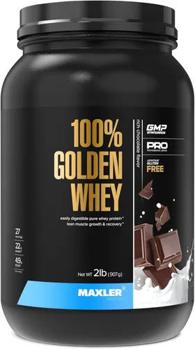Miniatura 19 de Maxler 100% proteína de suero de leche dorada – 0.88 oz de proteína de suero de alta calidad en polvo por porción – Pre, post e intra entrenamiento