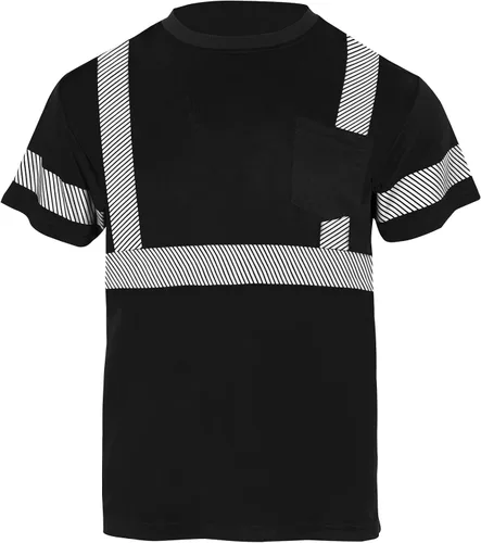 Miniatura 2 de VENDACE 3 piezas de seguridad camisetas reflectantes clase 3 alta visibilidad Hi Vis manga corta construcción trabajo camisas para hombres