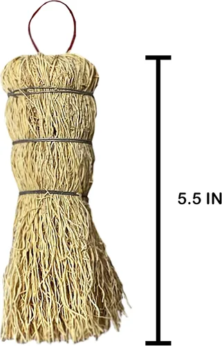 Miniatura 2 de Coladera Juego de 3 cepillos limpiadores de platos de fibra natural, escobetas mexicanos, molcajete con colgadores, cepillos de limpieza sostenible