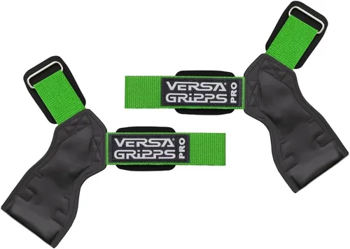 Miniatura 18 de Versa Gripps® Pro, fabricado en los Estados Unidos, correas de muñeca para alternativa de levantamiento de pesas, el mejor accesorio