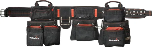 Miniatura 2 de Hultafors Work Gear HT5652 Professional - Delantal combinado de carpintero, cinturón de herramientas de poliéster balístico resistente, bolsillos