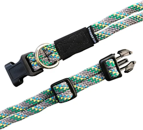 Miniatura 45 de Wilderdog Collar de perro con cuerda de escalada Alpine Reflective SM