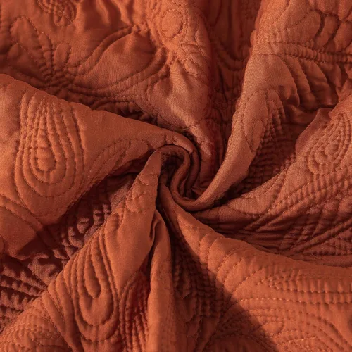 Miniatura 230 de HoneiLife - Juego de colcha de tamaño Queen, juego de ropa de cama de pana bordada de 3 piezas, colcha de lujo, ligera, cálida, para todas las Pana