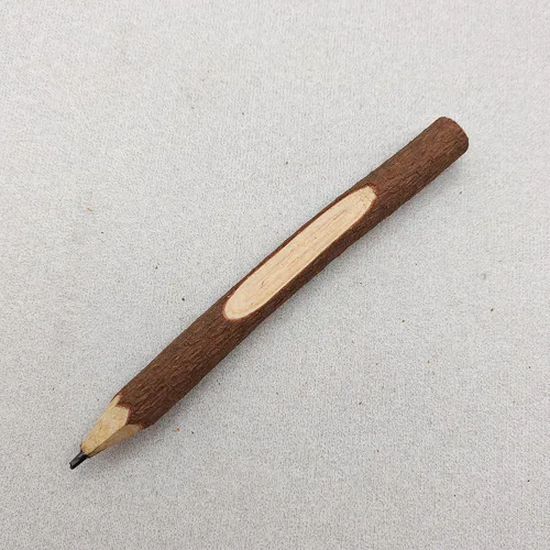 Miniatura 3 de SKKSTATIONERY 12 lápices de madera natural, ramas de árbol de madera, ramita de 5 pulgadas de largo, lápices hechos a mano para suministros