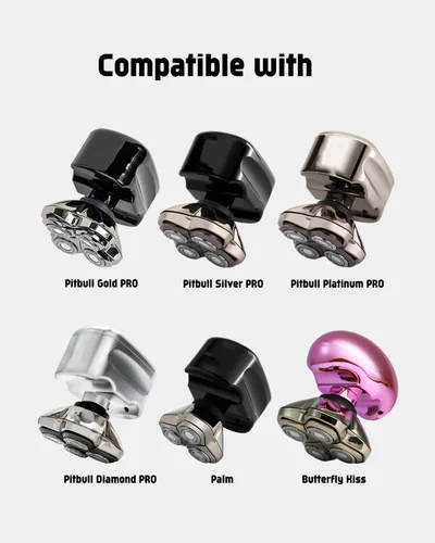 Miniatura 2 de Pitbull - Cuchilla de repuesto para cabezales de repuesto para afeitadora de calavera Pitbull Gold PRO, Pitbull Silver PRO, Pitbull Platinum PRO