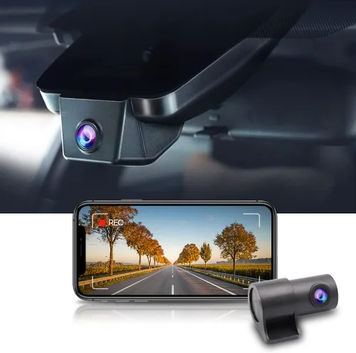 Fitcamx Cámara de Tablero Delantera 2K y Trasera 1080P se Adapta para Toyota Tacoma 2018 2019 2020 2021 2022 2023 Limited SR5 SR TRD Sport Off-Road