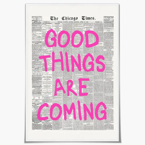 Miniatura 24 de Carteles de Periódico Retro para Estética de Habitación Todo es Justo en el Amor y la Poesía Arte de Pared Moderno y Preppy para Niñas Decoración