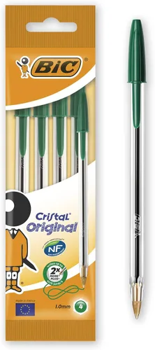 Miniatura 10 de BiC Cristal Original - Bolígrafo con punta redonda 1.0 mm paquete de de 4