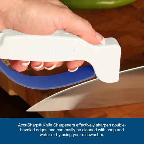Miniatura 5 de AccuSharp Afilador de cuchillos manual con hoja de carburo, afilador de cuchillos de cocina y de chef, herramienta de afilado profesional de grado