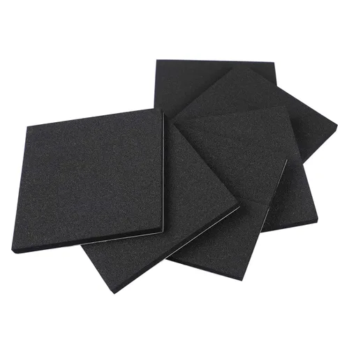 MAGZO 6 almohadillas de espuma adhesiva de 1/4 pulgadas de grosor x 4 x 4 pulgadas, láminas de espuma de celda cerrada, almohadillas autoadhesivas