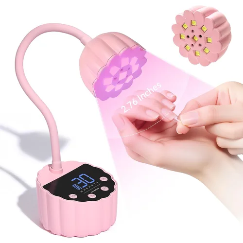 Miniatura 10 de Makartt Lámpara LED UV para Uñas - Luz UV de Cuello de Ganso para Uñas Inalámbrica Recargable USB 39W Secadora Lámpara LED con Sensor Automático 4