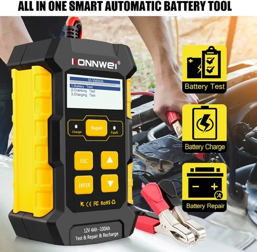 Miniatura 6 de Escáner KW320 OBD2 + cargador de batería KW510