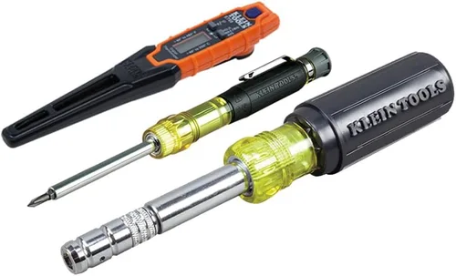 Miniatura 10 de Destornillador y conductor de tuerca 8 en 1 Klein Tools 32596 HVAC.