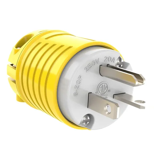 Miniatura 20 de RVGUARD extremos de cable de extensión macho y hembra, juego de enchufe y conector de repuesto de hoja recta de 15 A 125 V de servicio pesado, tipo