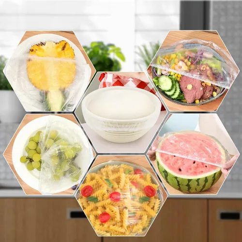 Miniatura 7 de 120 piezas de tapas de ducha para pan de masa madre, cubiertas reutilizables para boles para fermentación, cubiertas de pan de plástico con elástico