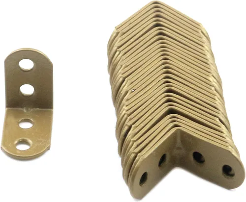 Miniatura 15 de MY MIRONEY 40 unids soportes de esquina anti hierro invertido hoja muebles hardware plata 135 grados esquina junta esquina apoyos