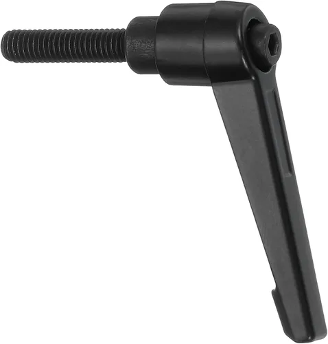 Miniatura 43 de uxcell Perillas ajustables M5 x 0.472 in, mango de rosca macho, botón de trinquete de liberación rápida, perno giratorio para maquinaria de torno