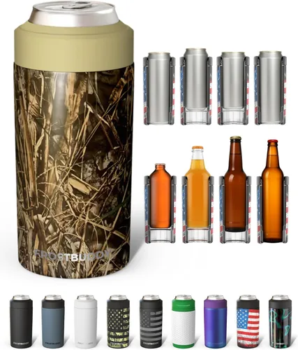 Miniatura 25 de Frost Buddy Universal Can Cooler - Fits all - Stainless Steel Can Cooler for 12 oz & 16 oz Regular or Slim Cans & Bottles - Stainless Steel
