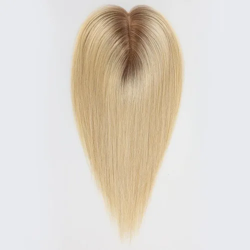 Miniatura 3 de HAIRCUBE Pelucas de cabello humano 100% con flequillo, densidad 150%, base de seda, clip en la parte superior, pelucas de cabello superior
