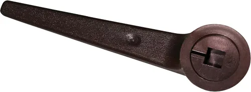 Miniatura 2 de FR Manija reclinable estilo palanca con agujero de 5/8 pies, grano de madera marrón