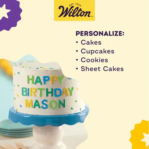 Miniatura 5 de Juego de cortadores de fondant alfanuméricos Wilton 417-7554 40.