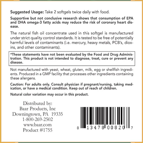 Miniatura 3 de Omega 3 1000mg 200 cápsulas blandas