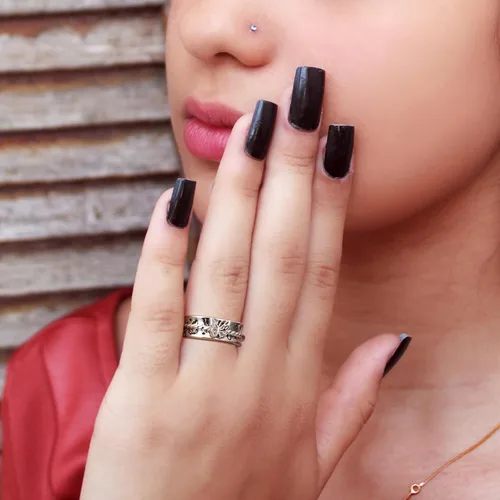 Miniatura 5 de Anillo giratorio de libélula y mariposa Sariel 925 de plata de ley, anillo antiansiedad, anillos giratorios para aliviar el estrés para mujeres