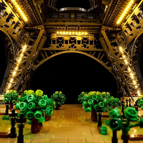 Miniatura 7 de BRIKSMAX Kit de iluminación LED para LEGO-10307 Torre Eiffel – Compatible con el modelo de bloques de construcción de Arquitectura Lego – No incluye
