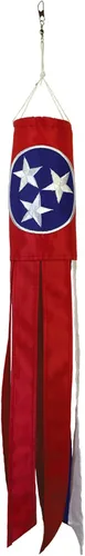 Miniatura 11 de In the Breeze 5110 Virginia State Flag Windsock, 18 pulgadas
