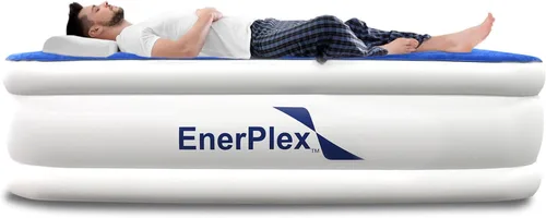 Miniatura 9 de EnerPlex Colchón de Aire con Bomba Incorporada - Colchón Hinchable Autoinflable con Soporte para el Cuello - Cama de Aire Inflable para Viajes