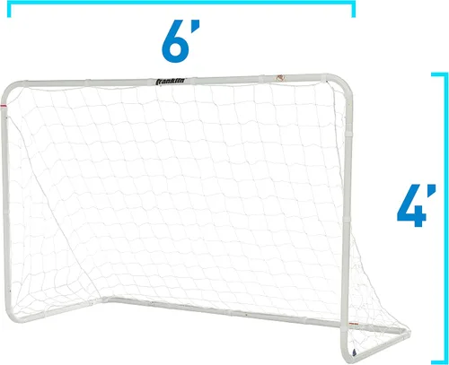 Miniatura 43 de Franklin Sports Porterías de fútbol de competición – Porterías de fútbol de acero portátiles para patio trasero – Portería de fútbol para adultos +