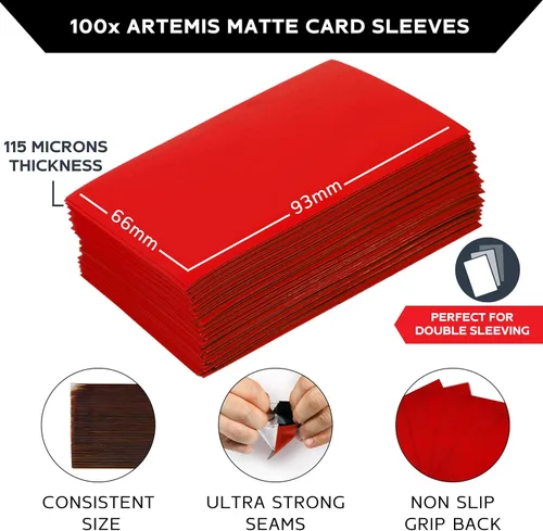 Miniatura 3 de Quiver Time Paquete de cartas coleccionables rojas para cartas coleccionables y fundas para cartas, compatible con Magic: The Gathering Cards y Rojo
