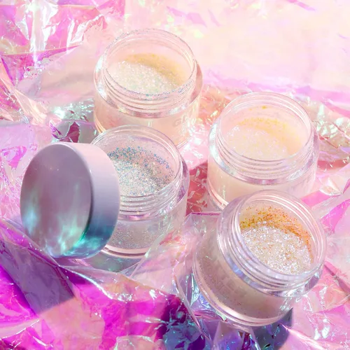 Miniatura 7 de BestLand Gel de Purpurina Holográfica para el Cuerpo - De Grado Cosmético, Maquillaje de Purpurina Cambiante de Color para Halloween para Cara