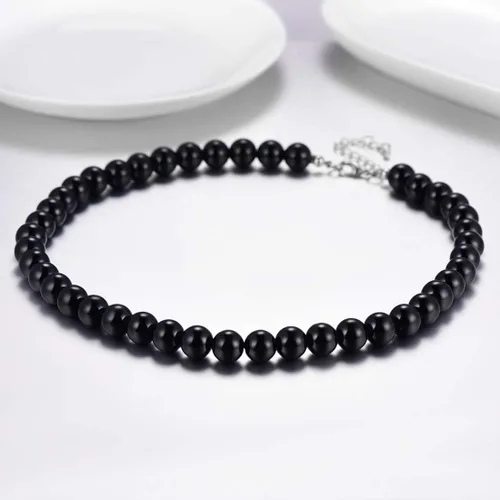 Miniatura 3 de U7 Collares de perlas para hombres y mujeres, hebra de perlas cultivadas en agua dulce, perlas sintéticas, collar de perlas barrocas, collar