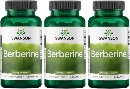 Miniatura 8 de Swanson Suplemento de berberina - 400 mg cada uno, 60 cápsulas - Berberina HCl con apoyo general para el bienestar