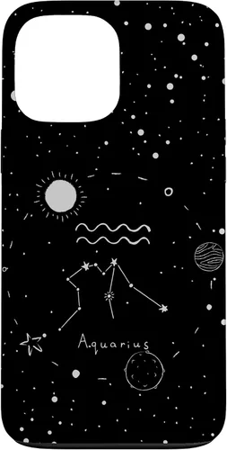 Miniatura 23 de Funda estética con signo del zodiaco celestial para iPhone 12 mini Acuarario