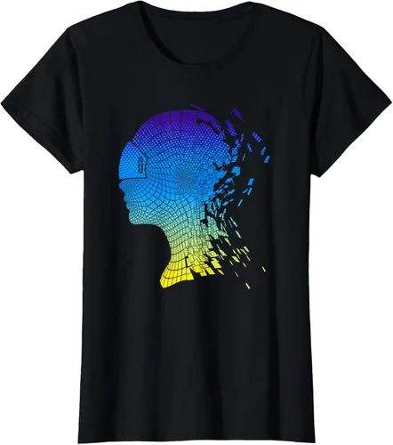 Miniatura 24 de Camiseta con diseño de auriculares de realidad virtual de VR Fans, Negro, S
