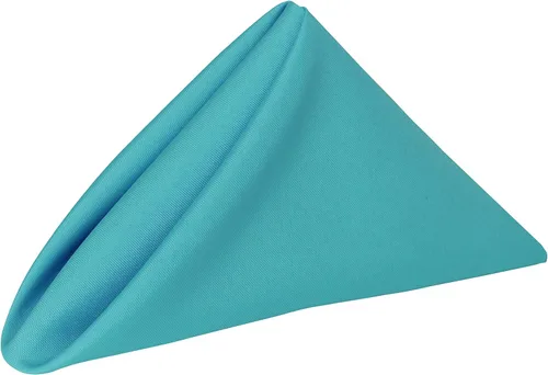 Miniatura 11 de Ultimate Textile -1 docena- Servilletas de tela de poliéster de 20 x 20 pulgadas, color azul aguamarina