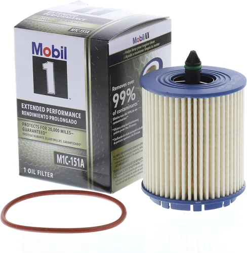 Mobil Filtro de aceite, cartucho, 3-9/16 pulgadas de alto, varias aplicaciones, cada uno