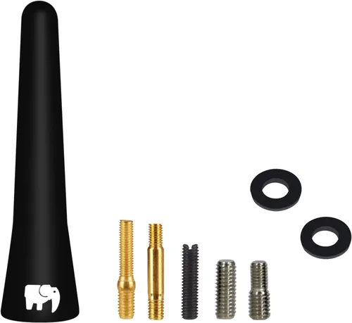 Miniatura 4 de ONE250 Antena de núcleo de cobre corto de 2.5 pulgadas, compatible con Mazda MX-5 Miata (2006-2024), Mazda2 (2002-2016), Mazda5 (1999-2019), Mazda3